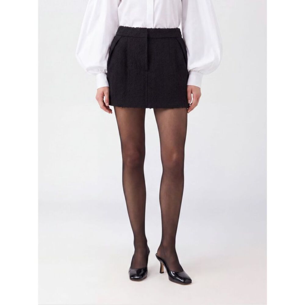 Magda Butrym Women Magda Butrym Wool Blend Slim Fit Pencil Mini Skirt